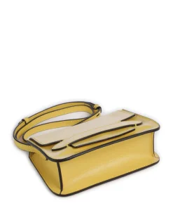 Lucrezia Umhängetasche Rindsleder gelb
