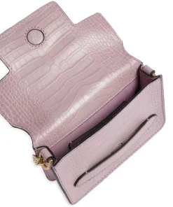 Lucrezia Wow Schultertasche geprägtes Rindsleder rosa