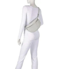 Luis Umhängetasche genarbtes Rindsleder hellgrau