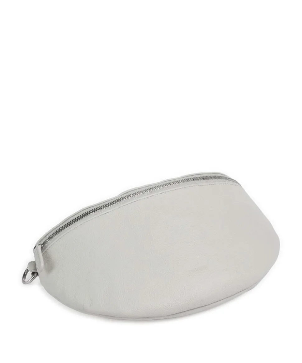 Luis Umhängetasche genarbtes Rindsleder hellgrau