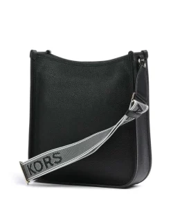 Luisa Umhängetasche genarbtes Leder schwarz