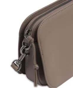 Luka Harris S Umhängetasche genarbtes Rindsleder taupe