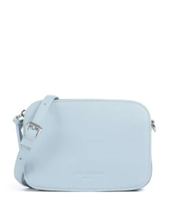 Luka Harris S Umhängetasche genarbtes Rindsleder hellblau