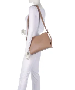 Luna Schultertasche Lederimitat powder