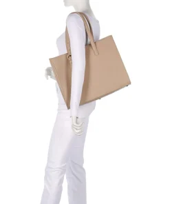 Luna Shopper 13″ Lederimitat beige