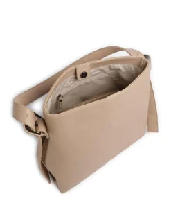 Luna Shopper Lederimitat beige