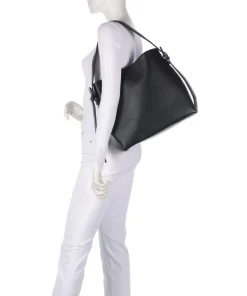 Luna Shopper Lederimitat schwarz