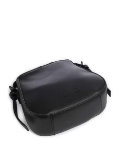 Luna Umhängetasche Lederimitat schwarz