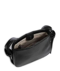 Luna Umhängetasche Lederimitat schwarz