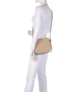 Luna Umhängetasche Lederimitat beige