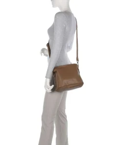 Lunar Umhängetasche Lederimitat braun