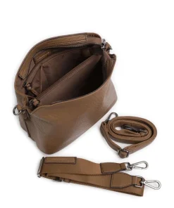 Lunar Umhängetasche Lederimitat braun