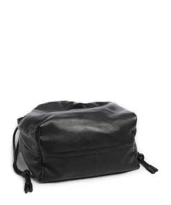 Lya Sheep Natural M Bucket bag Schafsleder schwarz