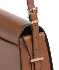 Lydia Schultertasche Rindsleder braun