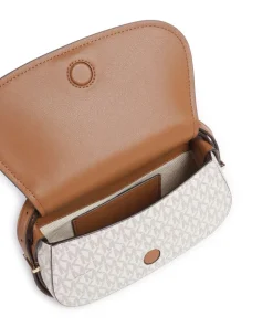 Lydia Small Umhängetasche Lederimitat creme