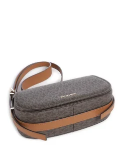 Lydia Small Umhängetasche Lederimitat dunkelbraun