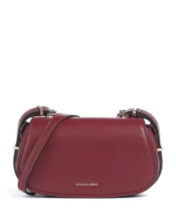 Lydia Small Umhängetasche fein genarbtes Rindsleder wein