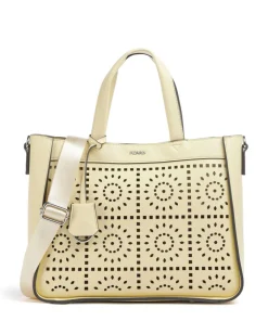 Madeira Handtasche Lederimitat gelb