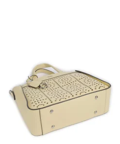 Madeira Handtasche Lederimitat gelb