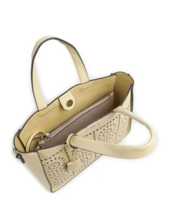 Madeira Handtasche Lederimitat gelb