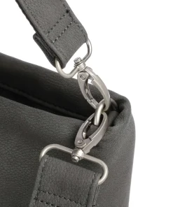 Mademoiselle M140 Beuteltasche Lederimitat dunkelgrau