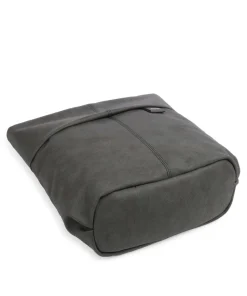 Mademoiselle M140 Beuteltasche Lederimitat dunkelgrau