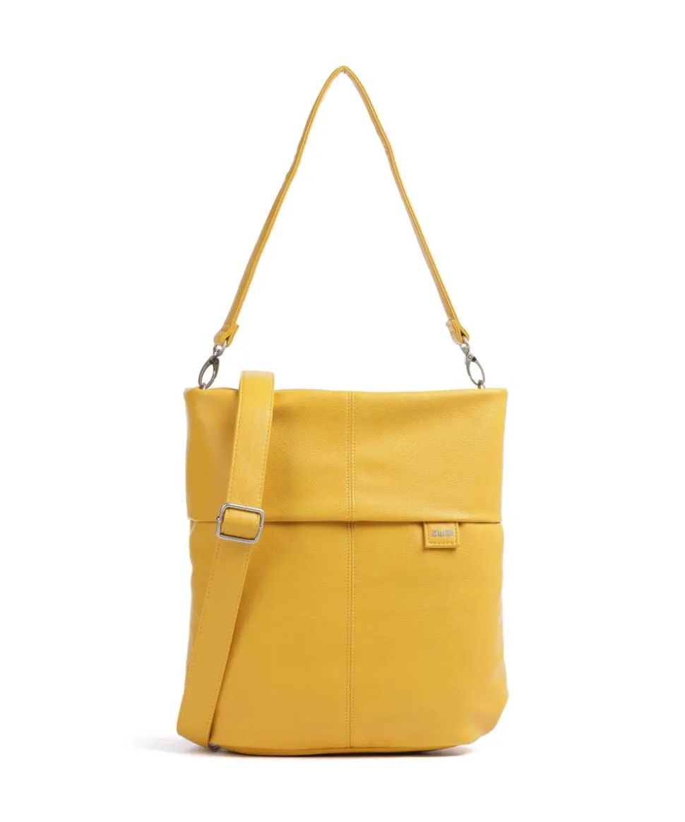 Mademoiselle.M M12 Beuteltasche Lederimitat senfgelb