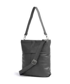 Mademoiselle.M M12 Beuteltasche Lederimitat dunkelgrau