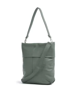 Mademoiselle.M M12 Beuteltasche Lederimitat grün