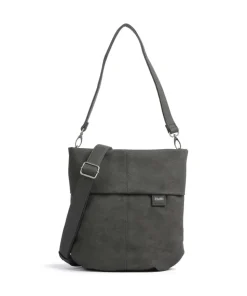 Mademoiselle.M M90 Beuteltasche Lederimitat dunkelgrau