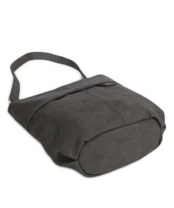 Mademoiselle.M M90 Beuteltasche Lederimitat dunkelgrau