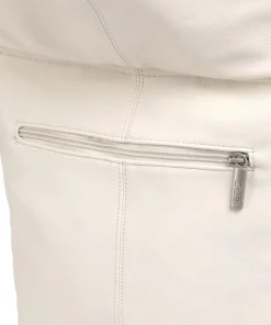 Mademoiselle.M M12 Beuteltasche Lederimitat elfenbein