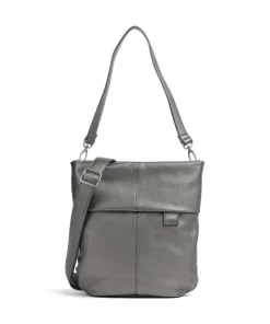 Mademoiselle.M M90 Beuteltasche Lederimitat silber
