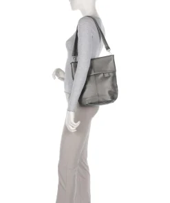 Mademoiselle.M M90 Beuteltasche Lederimitat silber