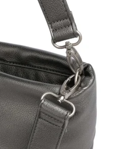 Mademoiselle.M M90 Beuteltasche Lederimitat silber