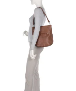 Mademoiselle.M M90 Beuteltasche Lederimitat cognac