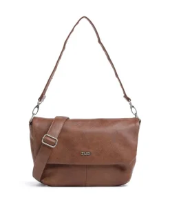 Mademoiselle.M M60 Schultertasche Lederimitat cognac