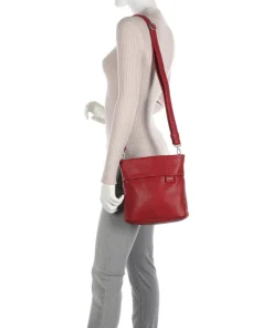 Mademoiselle.M M8 Schultertasche Lederimitat dunkelrot