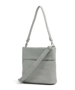 Mademoiselle.M M8 Schultertasche Lederimitat graugrün