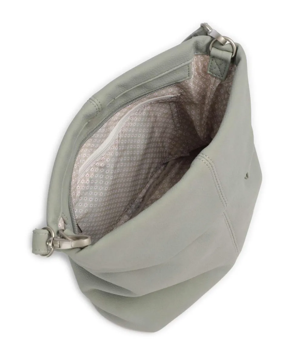 Mademoiselle.M M8 Schultertasche Lederimitat graugrün