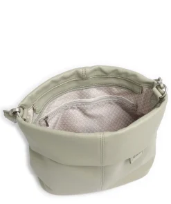 Mademoiselle.M M8 Schultertasche Lederimitat graugrün
