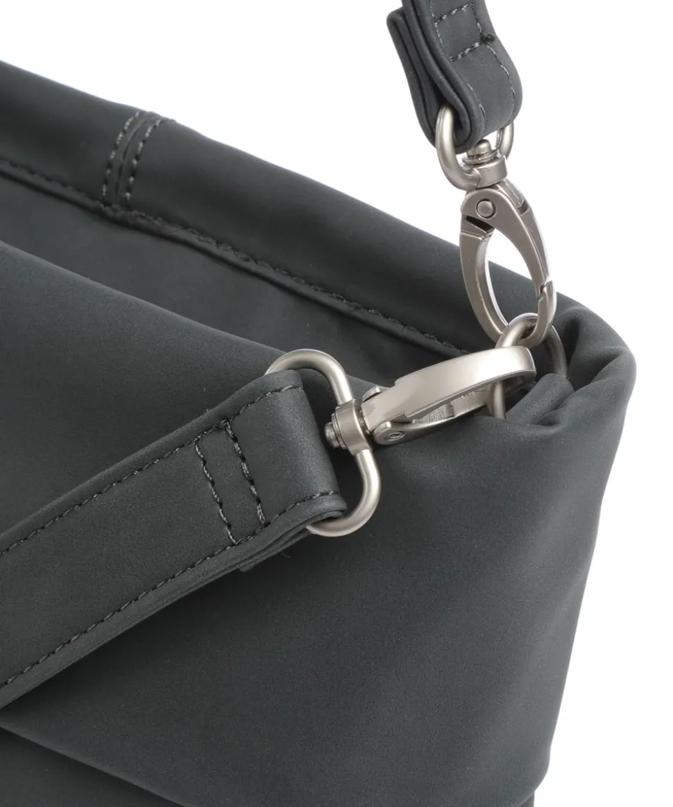 Mademoiselle.M M8 Schultertasche Lederimitat dunkelgrau