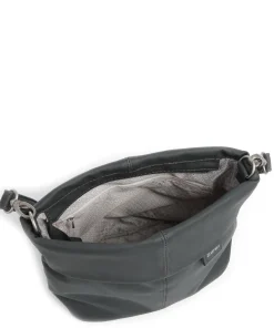 Mademoiselle.M M8 Schultertasche Lederimitat dunkelgrau