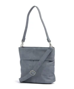 Mademoiselle.M M8 Schultertasche Lederimitat blau