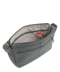 Mademoiselle.M M60 Schultertasche Lederimitat graugrün