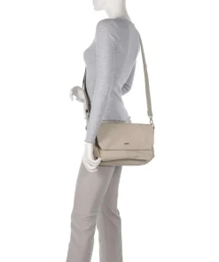 Mademoiselle.M M60 Schultertasche Lederimitat beige