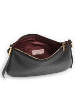 Magie Umhängetasche genarbtes Rindsleder schwarz