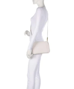 Magie Umhängetasche genarbtes Rindsleder weiß