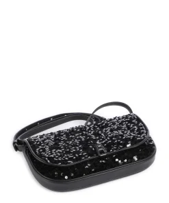 Magie Umhängetasche Leder schwarz