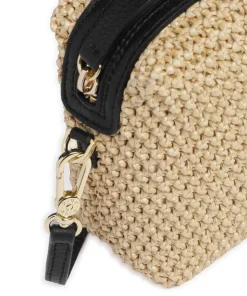 Maglia Raffia Kaia Umhängetasche Bast natur/schwarz